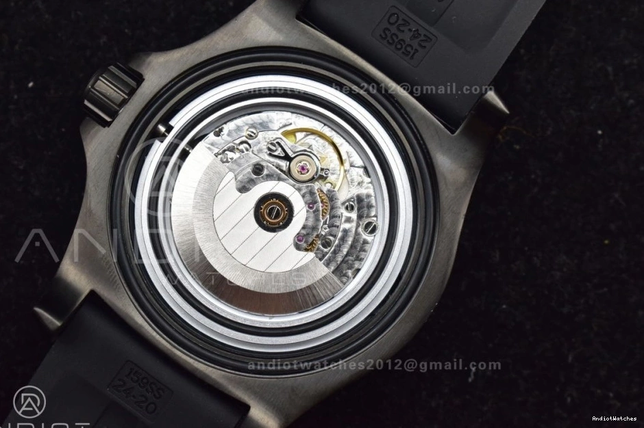 Bezel 1:1 Edition GoAnywhere Rubber on Black A Yellow 44 Dial Best Strap TF Automatic 1175 Superocean Black 0322